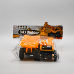 Large Excavator and Truck Set 19cm Pk2 x 12