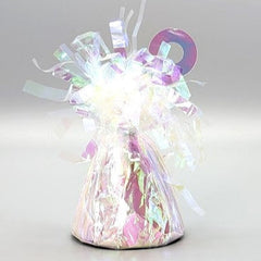 Iridescent Foil Wrapped Balloon Weight x 12