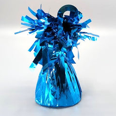 Baby Blue Foil Wrapped Balloon Weight x 12