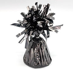 Black Foil Wrapped Balloon Weight x 12