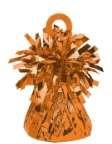Orange Foil Wrapped Balloon Weight x 12