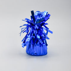 Royal Blue Foil Wrapped Balloon Weight x 12