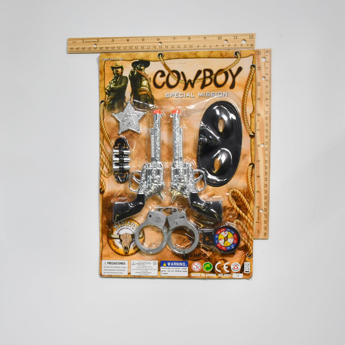 Cowboy Twin Gun Set with Accessories x 12