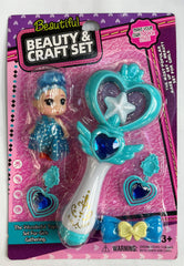Light Up Wand with Mini Doll & Accessories x 12