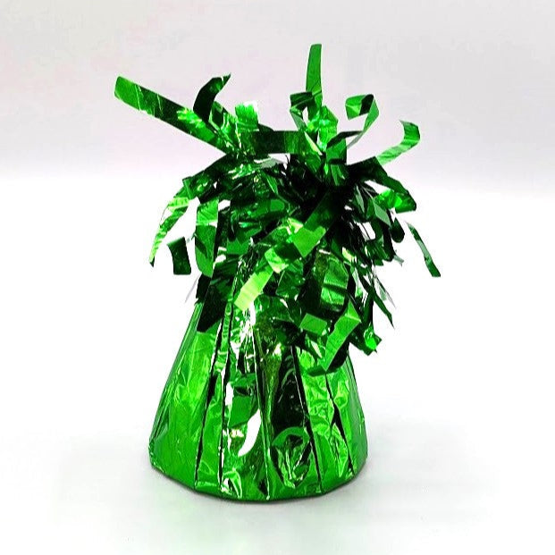 Green Foil Wrapped Balloon Weight x 12