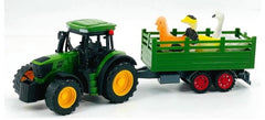 Tractor and Trailer with Animals 40x13cm X 12