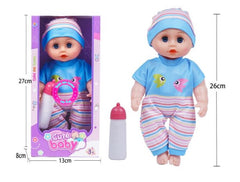 Cute Baby Doll 30cm with Bottle x 12