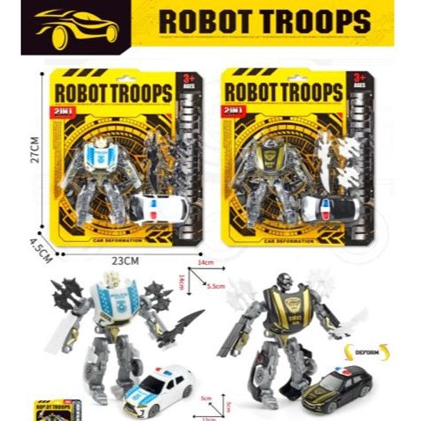 Robot Troops Transformer x 12
