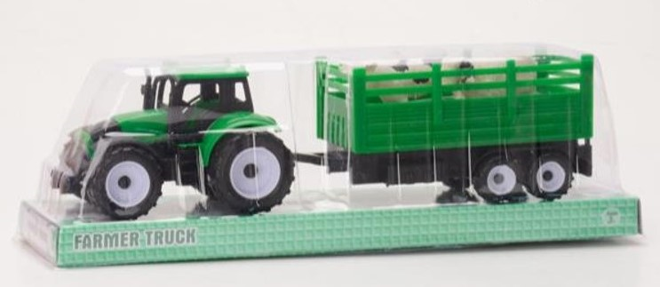 Tractor & Trailer with Animals x 12