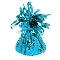 Light Blue Foil Wrapped Balloon Weight x 12